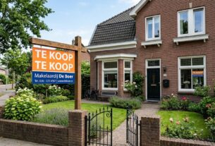 Een woning die te koop staat