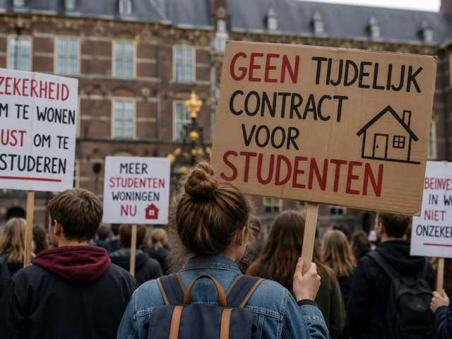 Jongerenorganisaties waarschuwen Kamer: &lsquo;Tijdelijke huurcontracten lossen woningtekort niet op&rsquo;