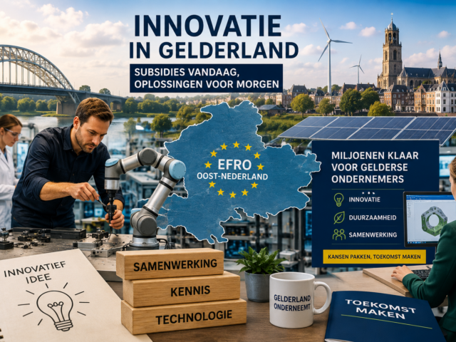 Miljoenen liggen klaar voor Gelderse ondernemers, maar veel mkb&rsquo;ers laten kansen liggen