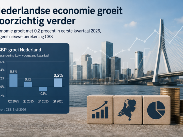 Nederlandse economie groeit voorzichtig verder, maar stevige versnelling blijft uit