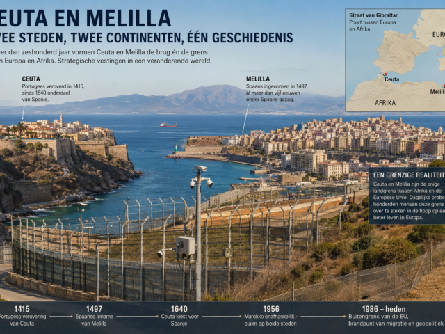 Ceuta en Melilla: hoe twee Spaanse steden in Afrika al ruim zes eeuwen de geschiedenis van Europa be&iuml;nvloeden (Deel 2)