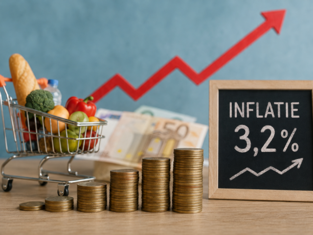 Inflatie stijgt in juli naar 3,2 procent