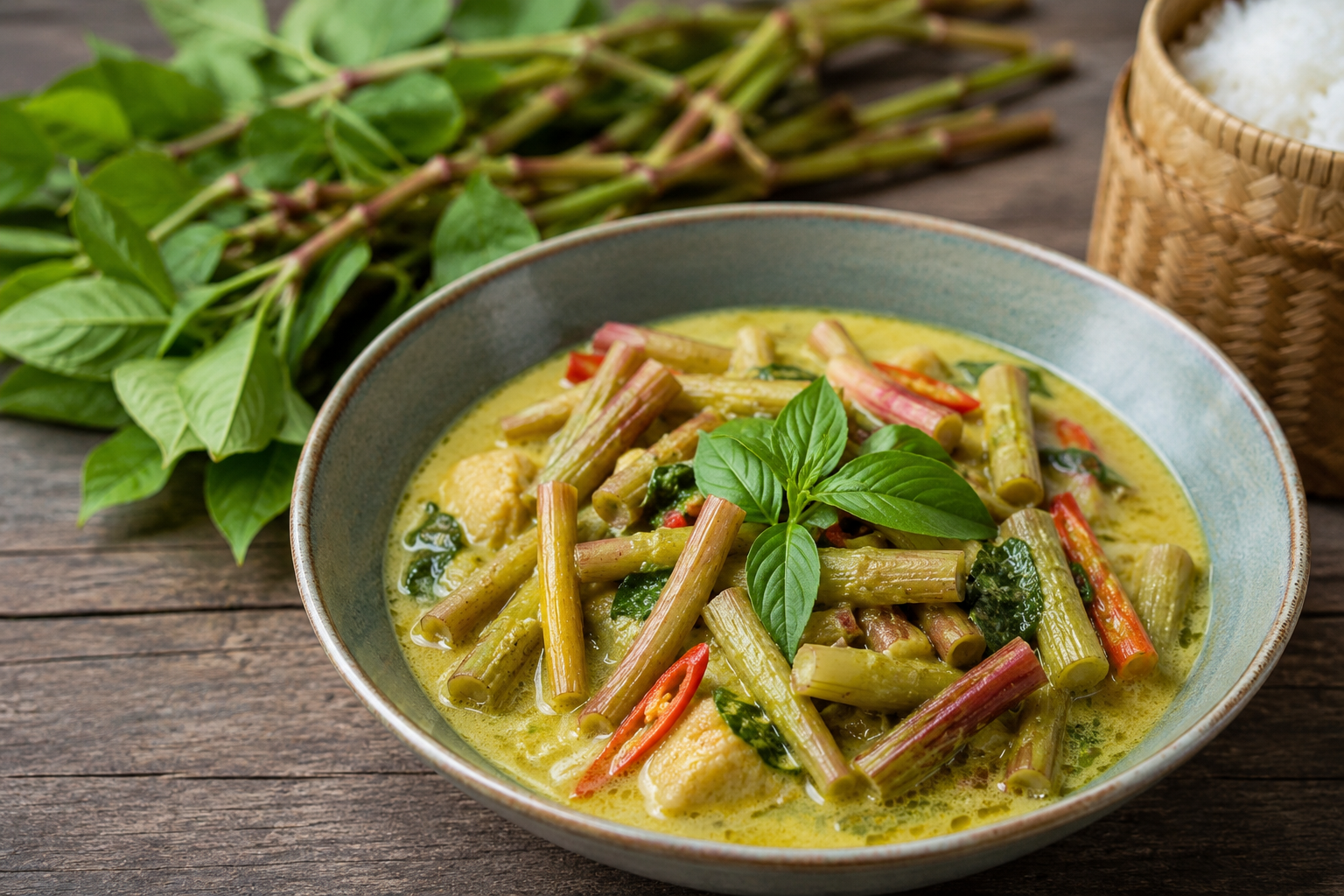 Curry met Japanse Duizendknoop