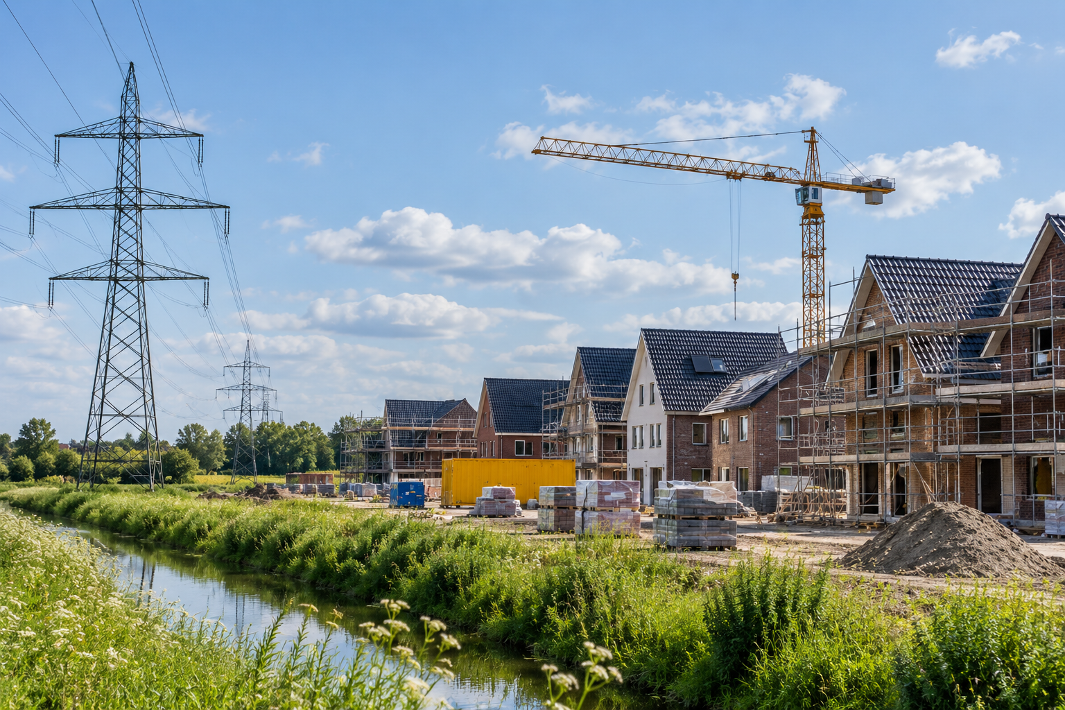 Wijk in aanbouw