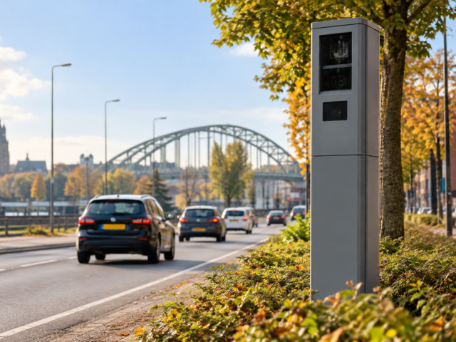 Arnhem krijgt drie nieuwe vaste flitspalen tegen snelheid en verkeersonveiligheid