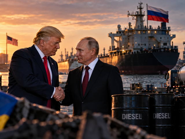 Trump versoepelt sancties voor Russische diesel: brandstofprijzen en verkiezingsdruk botsen met steun aan Oekra&iuml;ne