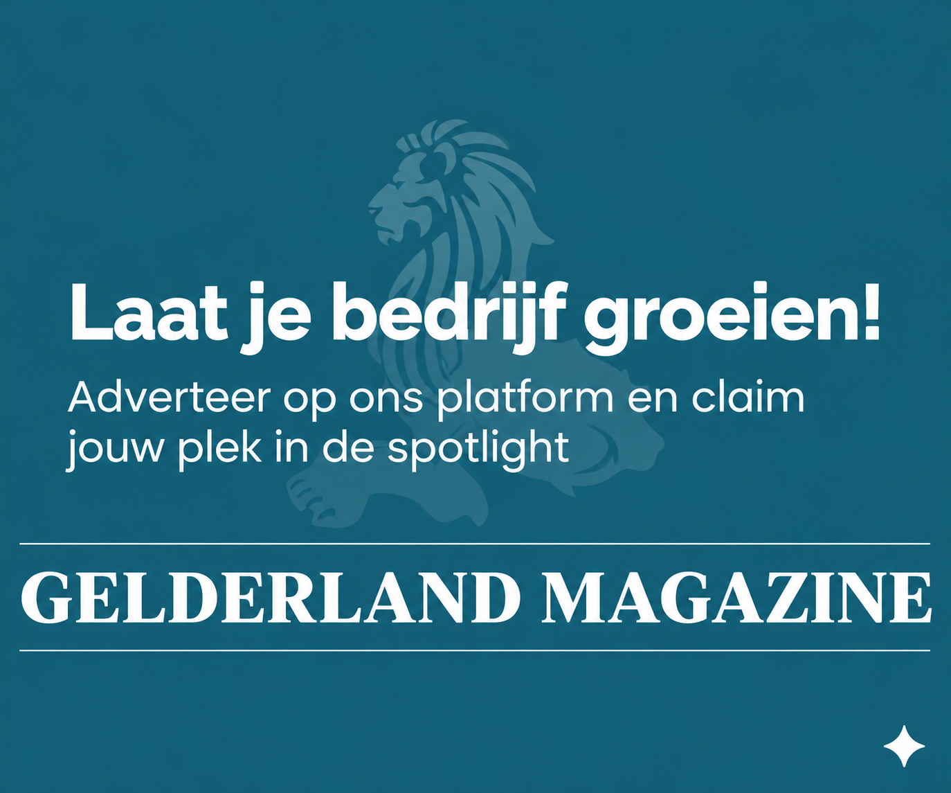 Advertentie Gelderland Magazine