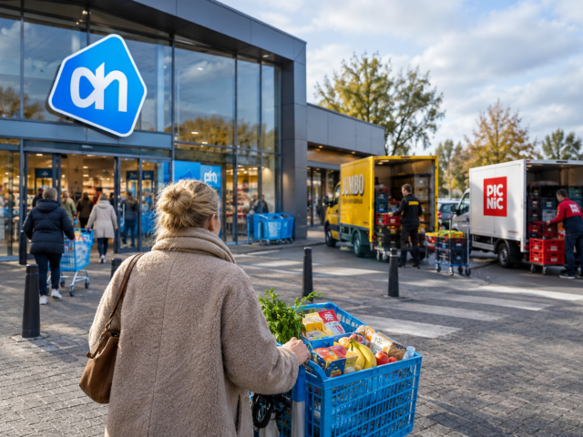 Albert Heijn kampt met grote digitale verstoring: Jumbo en Picnic krijgen meer bestellingen